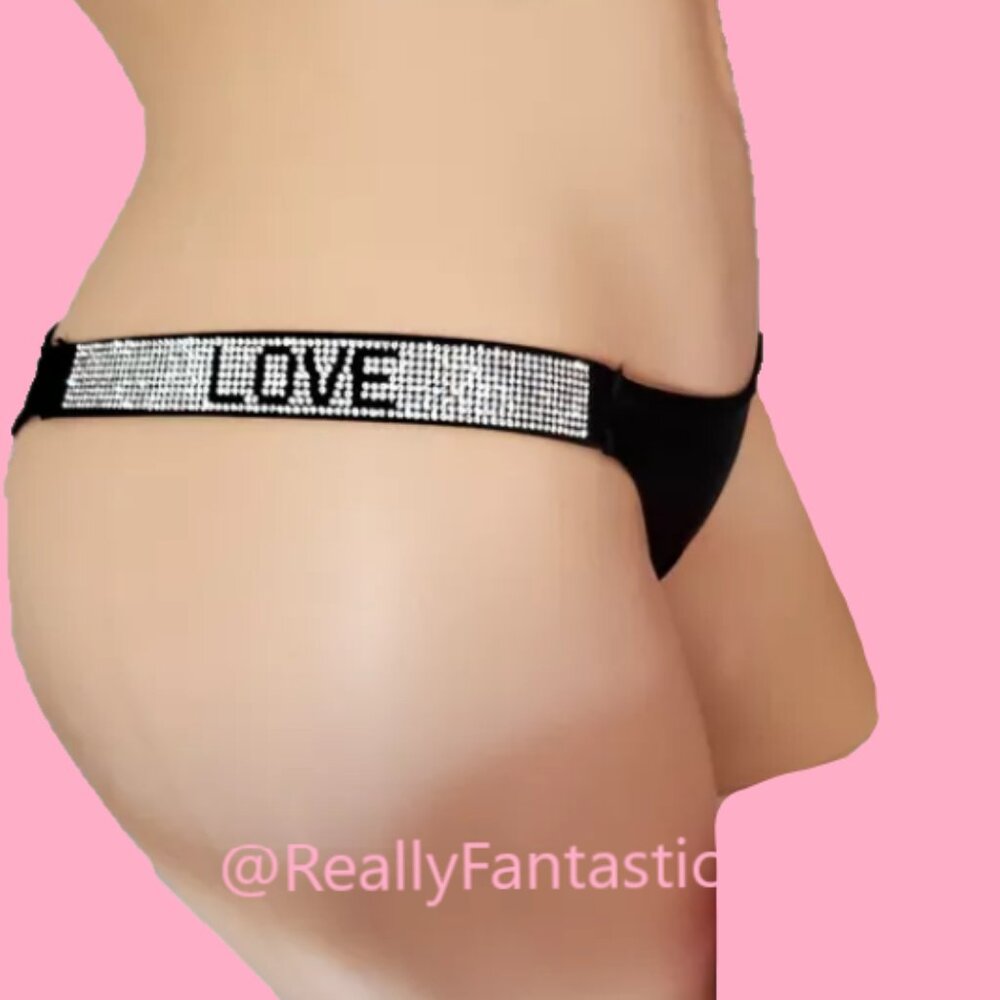 RHINESTONE PANTIES SHINE STRAP PANTY